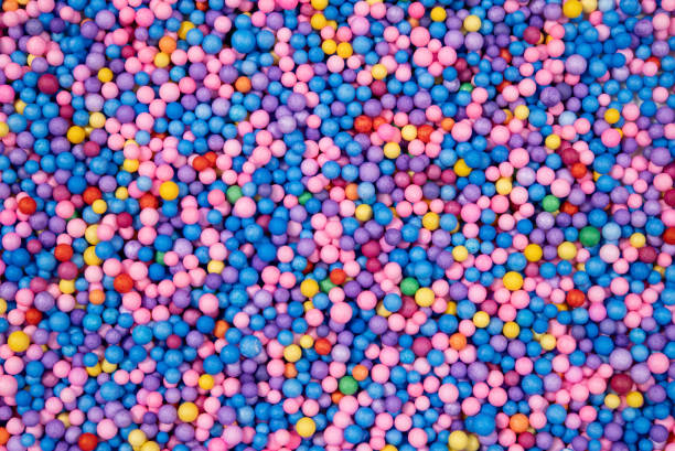 istock Colorful Abstract Background of Vibrant Foam Balls 2168077992