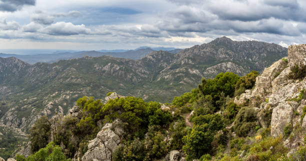istock Views of fields from Monte Nieddu, Sardinia island 2168079915