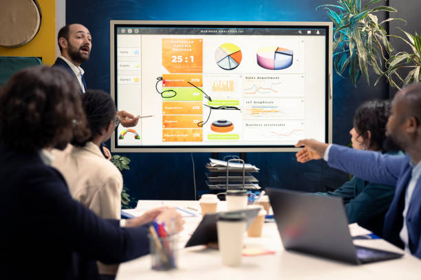 istock Financial manager explaining his ideas to increase business profit 2168090130