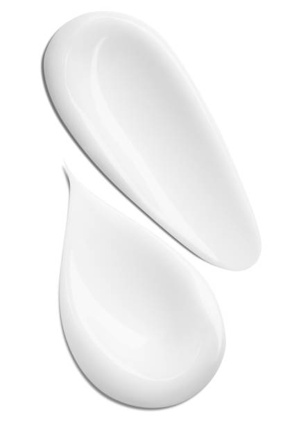 istock Set, composition of cosmetic strokes, cream on a blank background. 2168091691