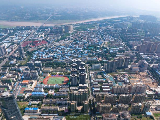 istock cityscape of sanmenxia 2168092137