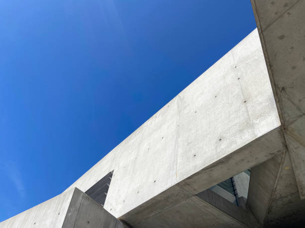 istock Building exterior againsts blue sky. The atchitect is Zaha Hadid's. 2168098797
