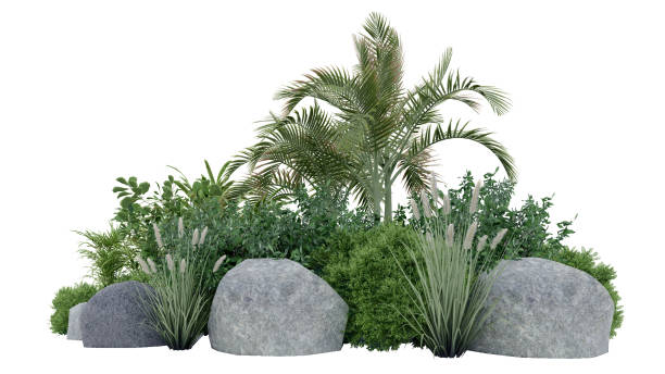 istock vegetation nature plant green natural environment foliage background 3d render. 2168102093
