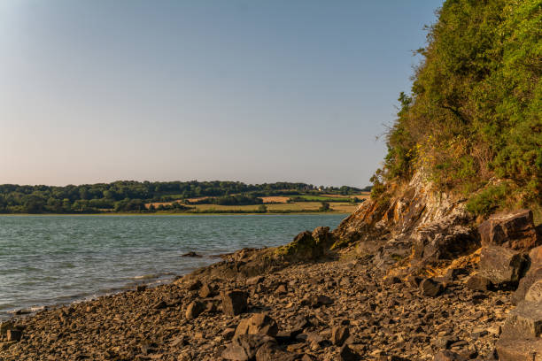 Rocky coast of Brittany near Saint-Malo