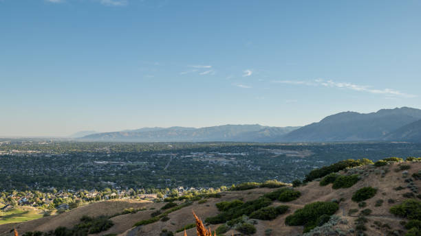 istock Salt Lake Valley Cityscape at Sunrise 2168104407