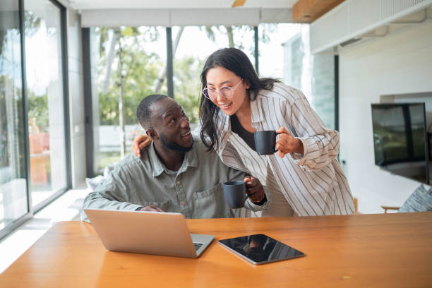istock Diverse Professionals Engaged in a Home Office Meeting 2168105237