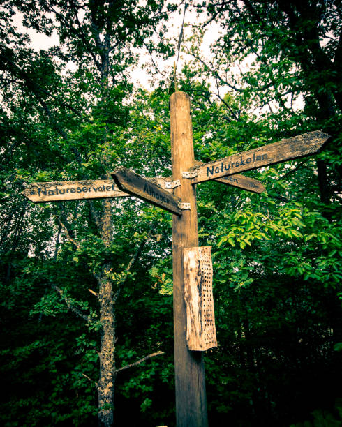istock Information sign on the travel trail 2168105308