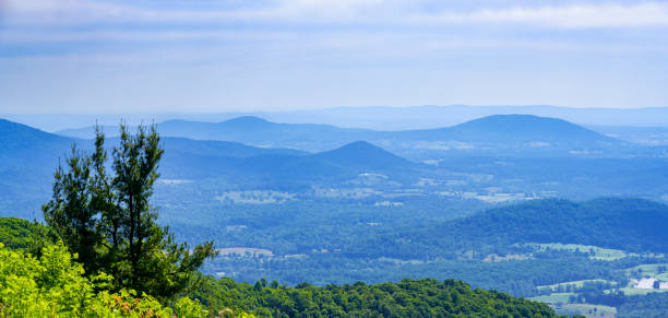 Shenandoah National Park: Rangeview Overlook along the Skyline Drive