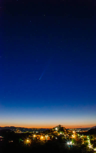 istock Finocchieto Fraction and Comet Neowise 2168108455