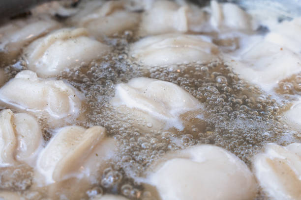 istock Close-Up Of Boiling Pelmeni Dumplings 2168109766