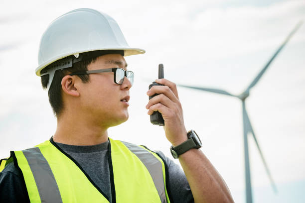 istock Wind Turbine Technician in The Field 2168110796