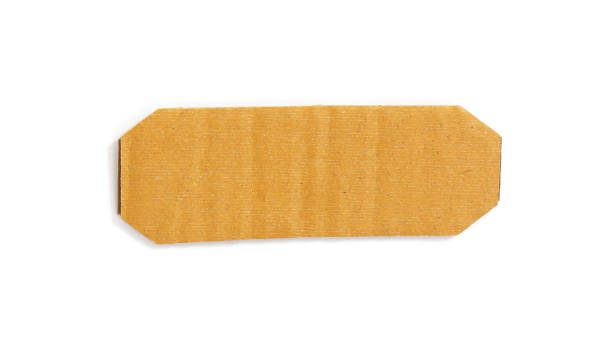 istock Recycled craft torn paper texture as background. 2168119947
