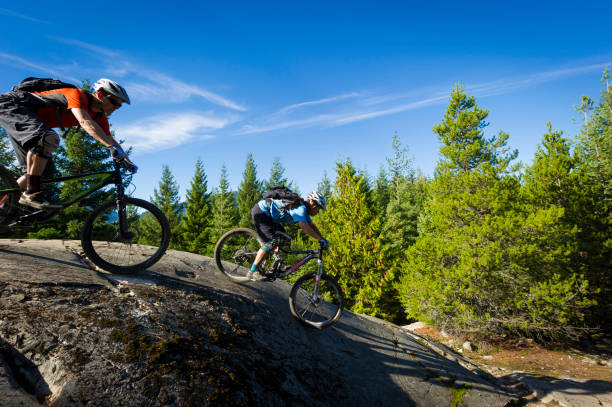 istock Friends cross-country mountain biking 2168122021