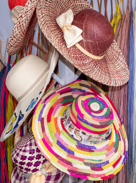 istock Handmade  straw Panama Hats, Ecuador 2168122307