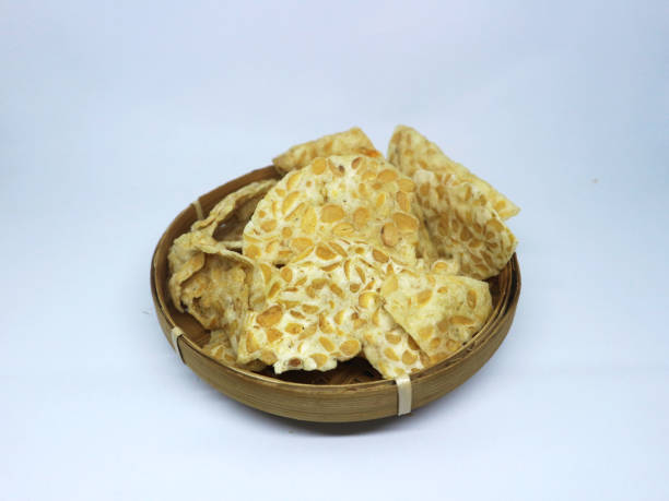 istock Tempeh chips are a food made from tempeh which is thinly sliced ​​and then fried using seasoned flour. 2168141009