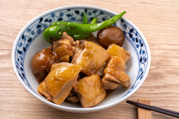 istock Chicken thighs simmered in plum wine 2168142973