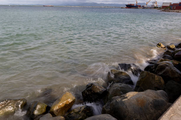 istock Beach by the street in Cap Haitien 2168143023
