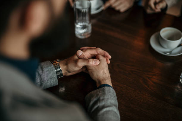 istock Hands on the table during the meeting 2168143705
