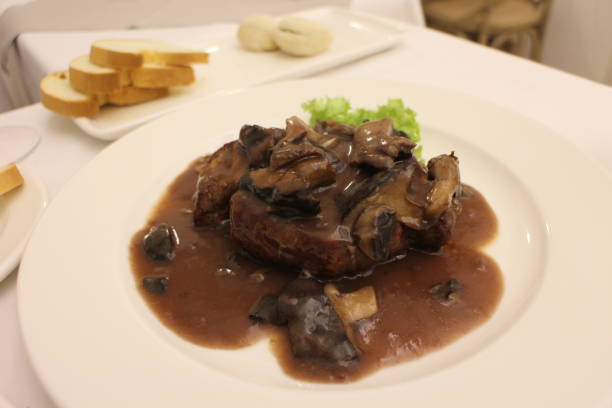 istock Italian cuisine: stewed beef fillet in Alberobello, Italy 2168152560