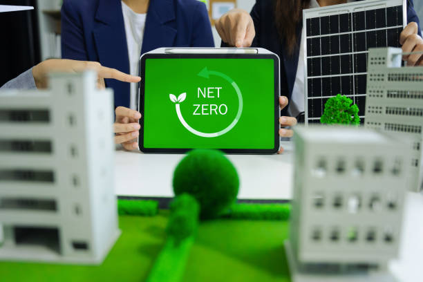 istock Engineer Teamwork Meeting, with partner on model building at company office working technology, Renewable energy-based green businesses and global warming. 2168153742