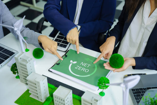 istock Engineer Teamwork Meeting, with partner on model building at company office working technology, Renewable energy-based green businesses and global warming. 2168153761