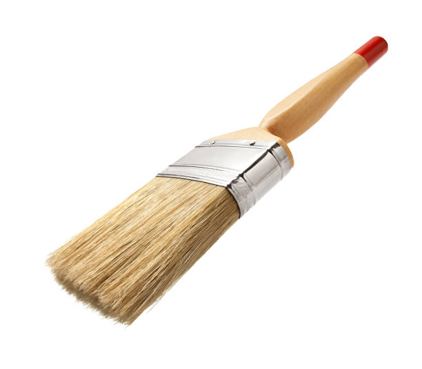 istock Paint brush isolated on white background 2168156046