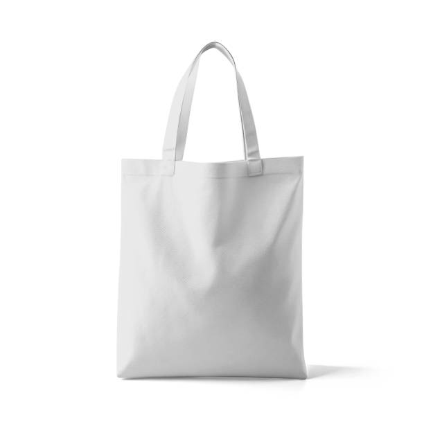 Cotton tote bag canvas eco friendly shopping bag mockup. Template, Shopping Bag, Reusable Bag, Artist's Canvas, Cotton tote bag mock up stock pictures, royalty-free photos & images