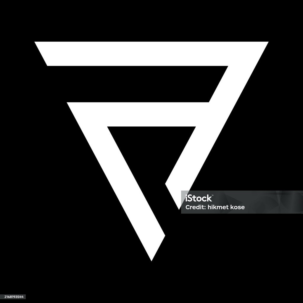 Vector Inverted Triangle Logo Blue Triangle Logo Stock Illustration ...