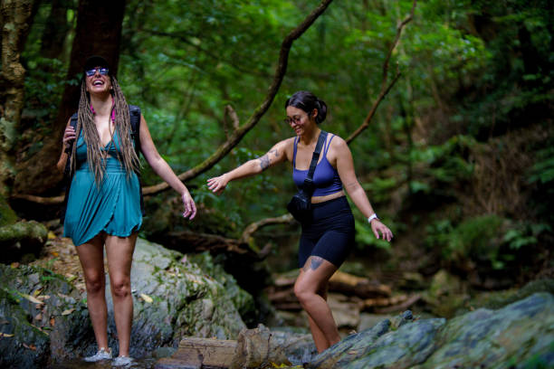 istock Active women enjoying themselves on vacation 2168206329