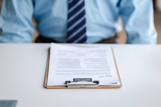 istock Recruitment, Applicants submit application resume documents and job interviews. 2168220913