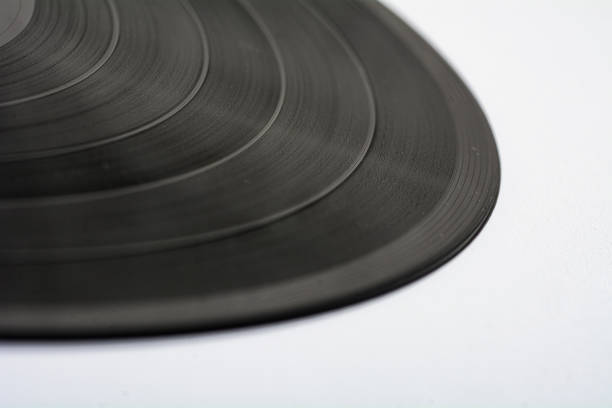 istock Cut out of a vinyl record isolated on white 2168222900