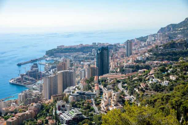 Monte Carlo, Monaco - October 30 2019: Fairmont Hairpin curve.
