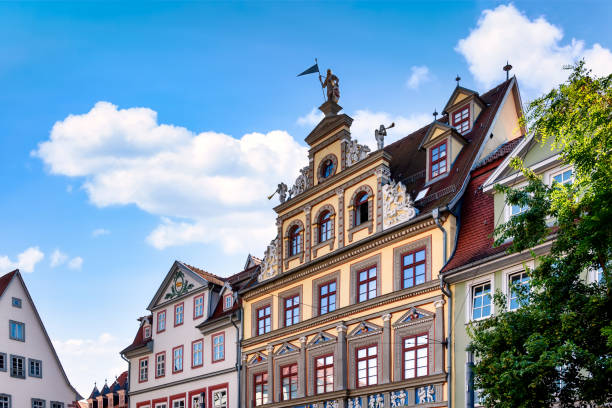 istock Beautiful facades on Fischmarkt in Erfurt, Thuringia, Germany 2168247285