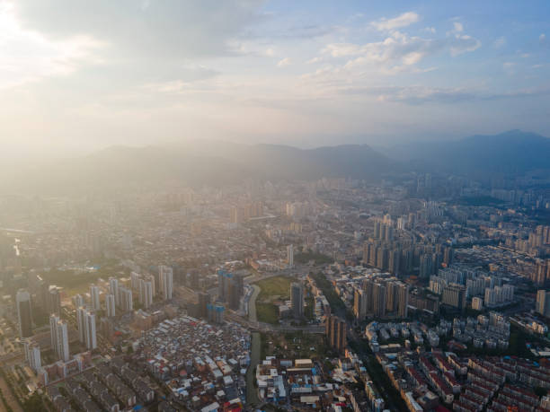 istock Aerial Vision of Towns by the River 2168253271