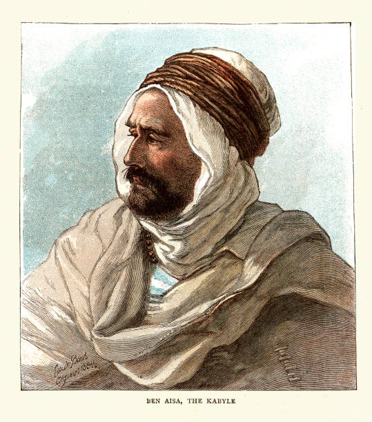 istock Algerian, Ben Aisa a Kabyle man, Algiers, after a watercolour by Guido Bach, Victorian, 19th Century 1880s, The Kabyle people are a Berber ethnic group indigenous to Kabylia in the north of Algeria 2168257304