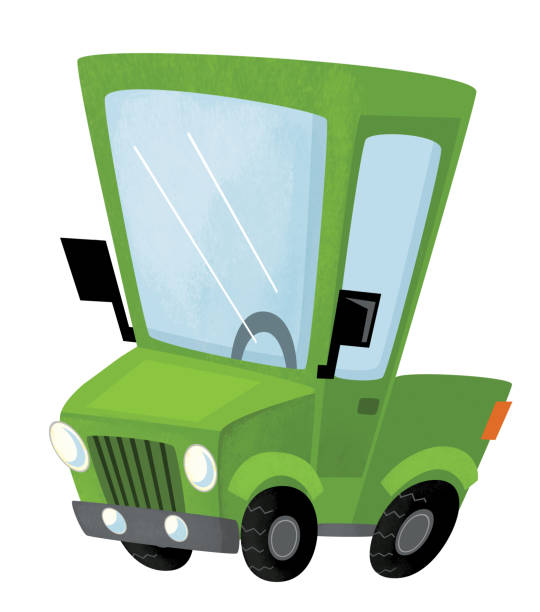 istock cool looking cartoon terrain offroad car vehicle transportation isolated illustration for kids 2168270651