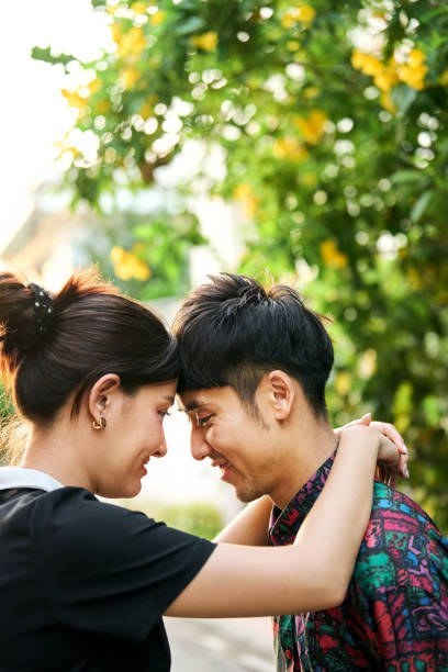 istock Loving couple enjoying romantic date together 2168277591