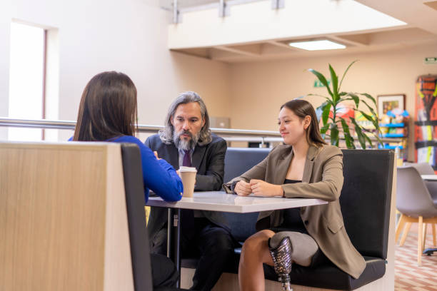 istock Business meeting in the cafeteria 2168282712
