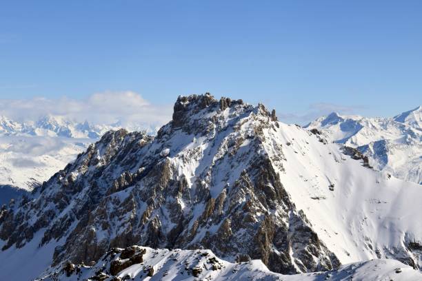istock Winter mountain peaks in the Three Valleys region 2168284435