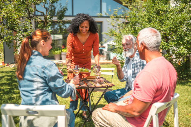 istock Casual Summer Pleasures: Senior Couples' Garden Time 2168291019