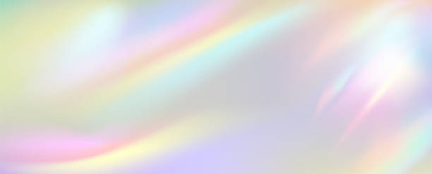 istock Prism Blurred Iridescent Holographic flare Rainbow light Refraction texture Overlay effect. Vector Shadows light boken effect, transparent background. Hologram reflection, crystal flare leak shadow. 2168311179