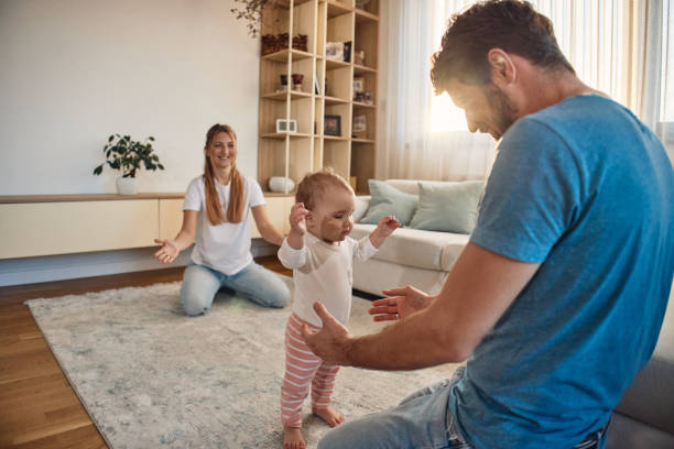 istock First steps of our baby 2168317517
