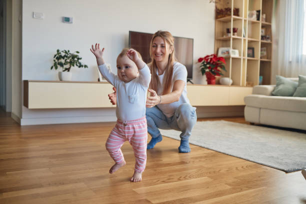 istock First steps of my baby 2168317605
