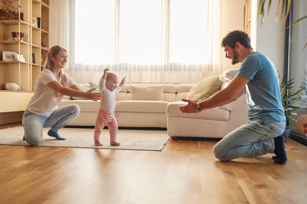 istock First steps of our baby 2168317639