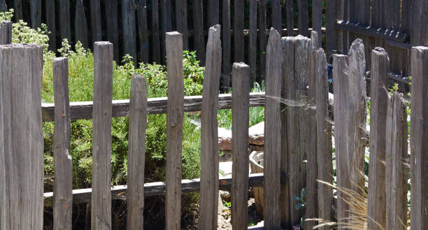 istock Weathered Wood Fence 2168319994
