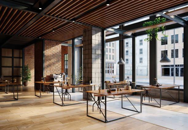 istock open office space with wooden floors and brick walls 2168320264
