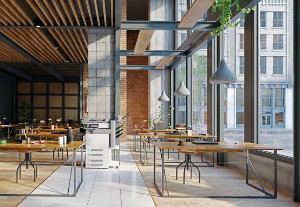 istock open office space with wooden floors and brick walls 2168320285