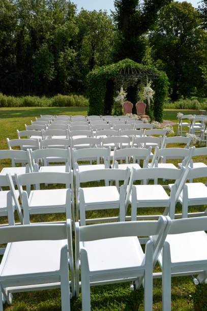 istock wedding ceremony in the garden 2168338581