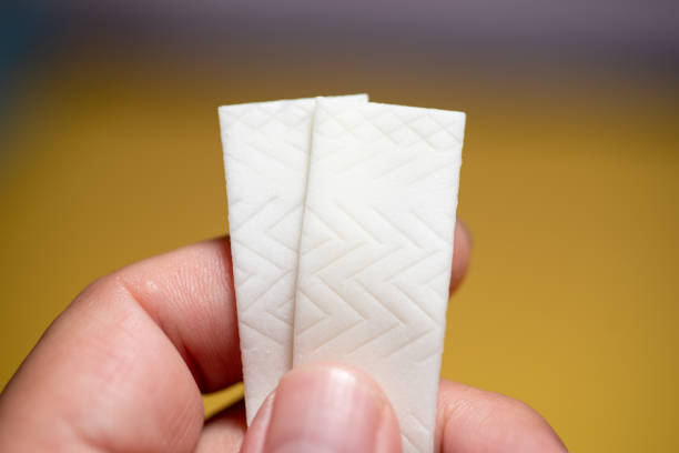 Several pieces of chewing gum