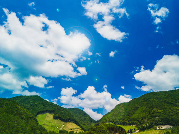 Japanese blue sky photos